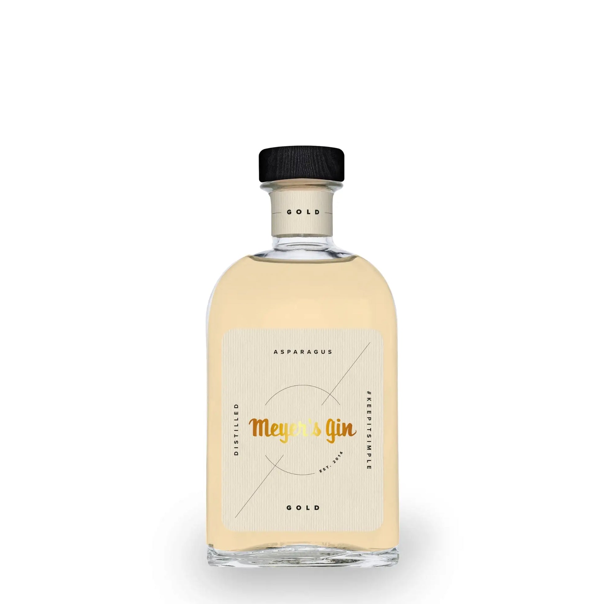 Bottleshot Meyer's Gin Gold, op basis van asperge